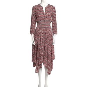 Patterned Maje midi dress - size 1 (XS)